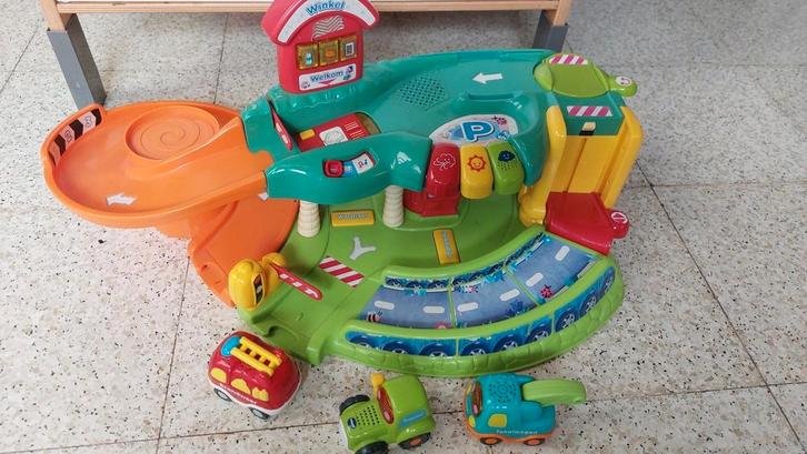 VTECH autobaan: Winkel, Kinderen en Baby's, Speelgoed | Vtech, Zo goed als nieuw, Ophalen
