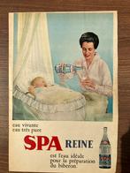 Publicité Spa Reine des années 1960, Comme neuf, Enlèvement ou Envoi