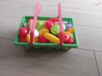 Mandje met groenten en fruit, Kunststof, Speelkeuken-accessoire, Gebruikt, Ophalen
