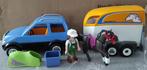 playmobil auto met trailer, Kinderen en Baby's, Ophalen of Verzenden, Gebruikt
