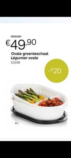 Nieuwe ovale groenteschaal van tupperware, Maison & Meubles, Cuisine| Tupperware, Enlèvement ou Envoi, Neuf