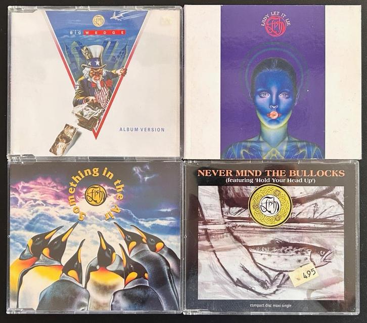 FISH - Verzameling van 4 maxi's ( 4 CDs ), Cd's en Dvd's, Cd's | Rock, Zo goed als nieuw, Progressive, Verzenden