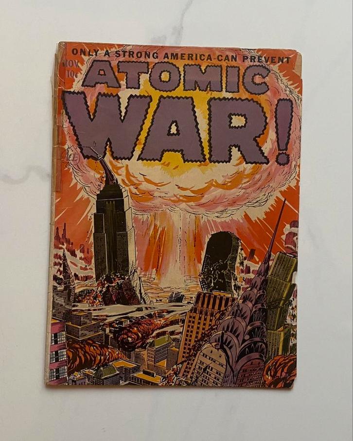 ATOMIC WAR #1 Golden age 1952, Boeken, Strips | Comics, Gelezen, Eén comic, Ophalen of Verzenden