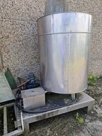 inox tank met roerwerk en pompje, Ophalen, Gebruikt