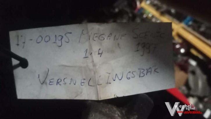 Renault megane scenic 1.4 bwjr 1997 versnellingsbak, Auto-onderdelen, Transmissie en Toebehoren, Gebruikt, Ophalen