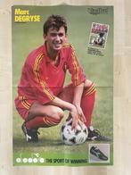Poster Marc Degryse (1988, Rode Duivels), Verzamelen, Ophalen of Verzenden, Zo goed als nieuw, Poster, Plaatje of Sticker