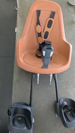 Fietsstoeltje vooraan Bobike mini one chocolate brown, Ophalen, Bobike, Gebruikt, Voetsteuntjes