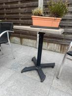 Terras tafel + stoelen, Ophalen, Gebruikt, Vierkant, Hout