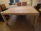 Vierkante eet tafel, Huis en Inrichting, Ophalen, Gebruikt, 150 tot 200 cm, Vierkant