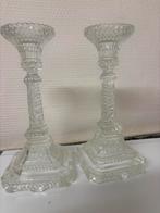 Vintage 2 kristtalen kandelaars, Enlèvement, Cristal