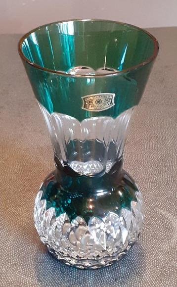 Petit Vase en cristal du Val St Lambert.