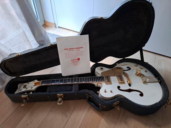 Gretsch White Falcon G6136-DC, Musique & Instruments, Instruments à corde | Guitares | Électriques, Comme neuf, Hollow body, Autres marques
