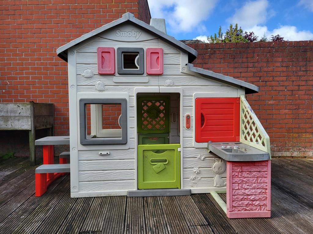 Smoby speelhuisje, Ophalen