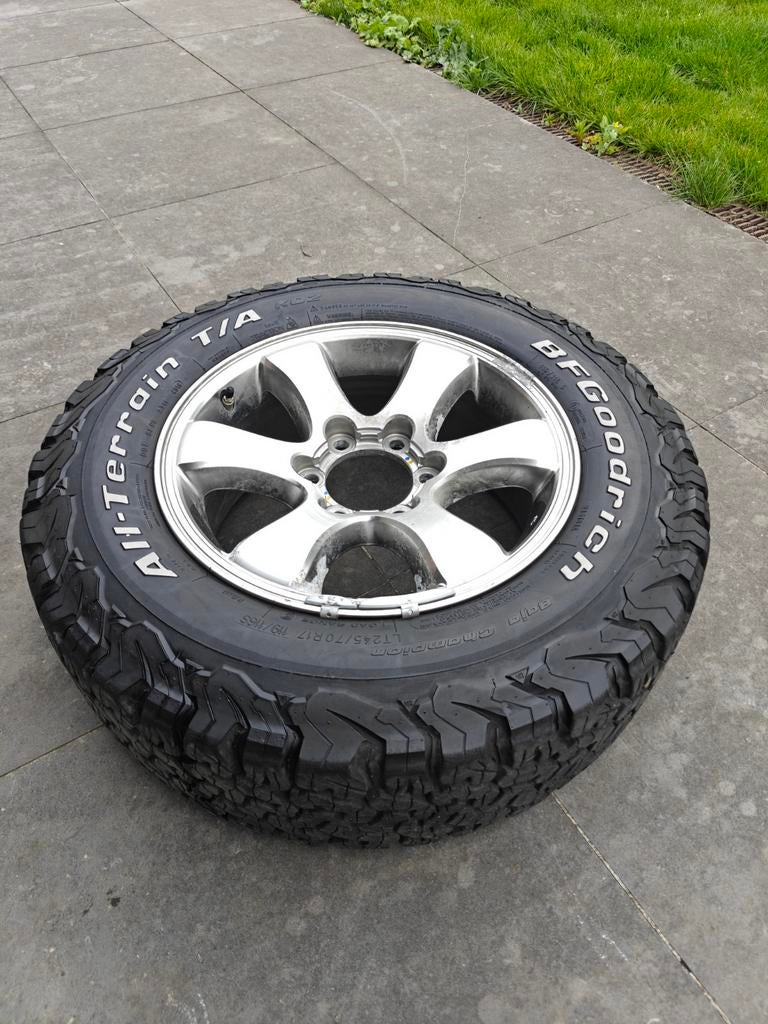 Landcruiser velg + BF goodrich KO2, Ophalen