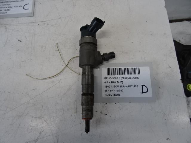 INJECTOR BRANDSTOF 3008 II (M4 / MC / MJ / MR) (0445110566), Gebruikt, Peugeot
