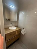 Kast met wasbak wc,  spiegel kast & kraan, Ophalen, Zo goed als nieuw, Wastafelkast