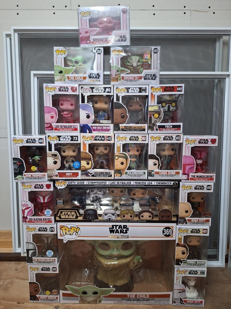 Funko Pop Star Wars collectie Grogu The Child Mandalorian Bo, Verzamelen, Ophalen of Verzenden, Nieuw
