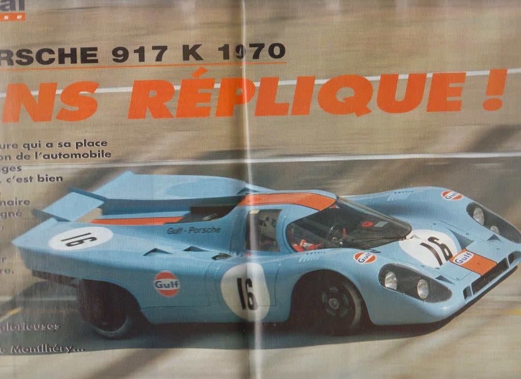 1970 Porsche 917 K voiture de compétition collection, Livres, Autos | Brochures & Magazines, Utilisé, Porsche, Envoi
