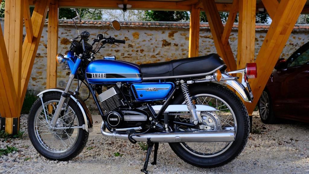 Yamaha RD 350 1975, Motos, Tourisme, 2 cylindres, Permis Moto A2 minimum, 12 à 35 kW