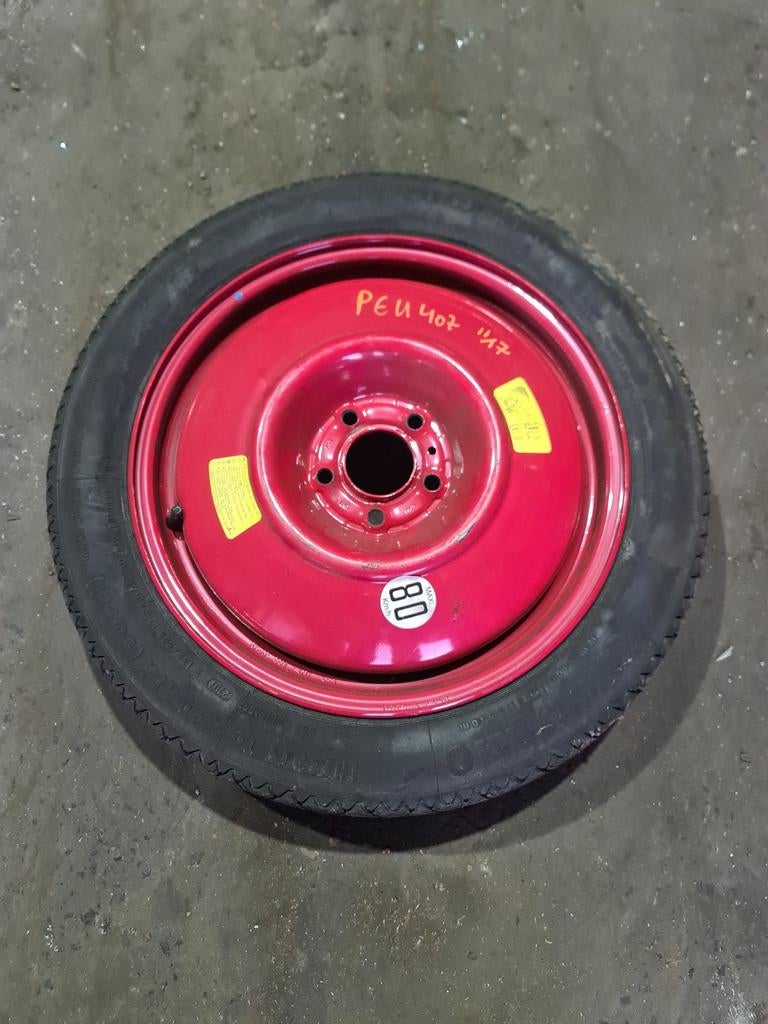 Peugeot 407 reservewiel thuiskomer 17 duim, Gebruikt, ., Ophalen of Verzenden, Peugeot