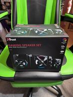 Trust Ziva RGB 2.1 Gaming Speaker Set, Computers en Software, Pc speakers, Ophalen of Verzenden, Gebruikt