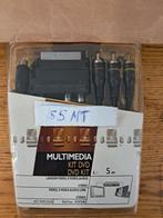 Kit de 5M liaison vidéo+S vidéo+Audio+DVD: Stéréo-PC-TV., Enlèvement, Comme neuf