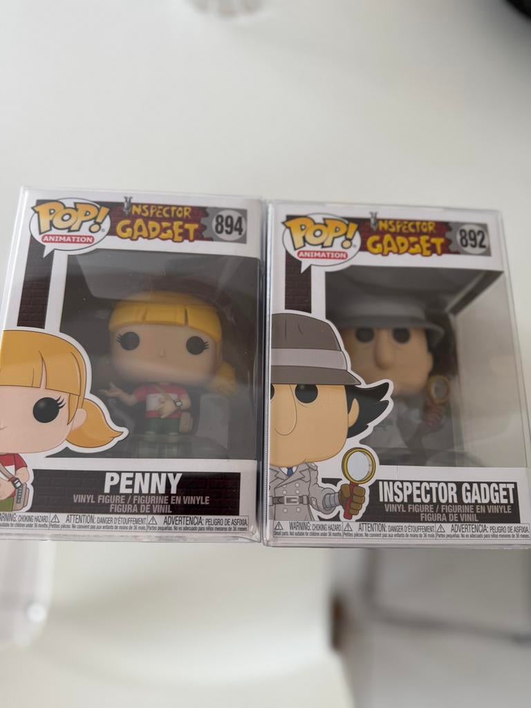 Pop inspecteur gadget et Sophie avec protection, Collections, Jouets miniatures, Enlèvement, Comme neuf
