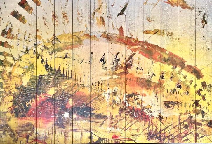 dans l'esprit du Soleil, Antiquités & Art, Art | Peinture | Moderne, Enlèvement