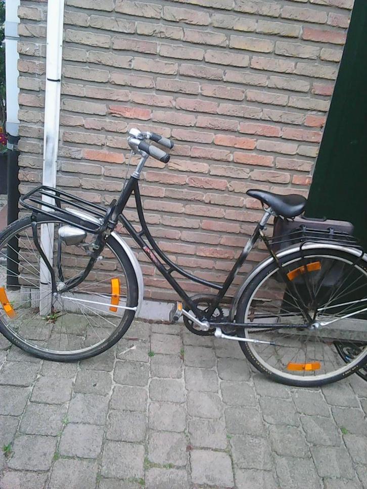 damesfiets josels 28 inch met rek, Fietsen en Brommers, Fietsen | Dames | Damesfietsen, 50 tot 53 cm, Ophalen