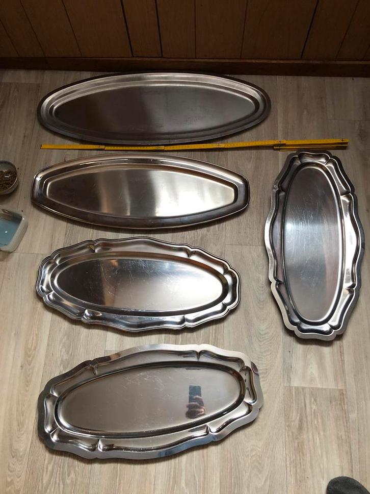 Opdienplateau’s verschillende maten, Antiquités & Art, Antiquités | Plateaux, Enlèvement