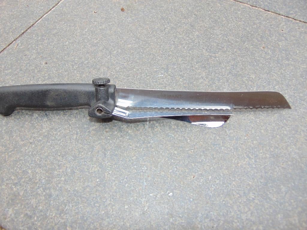 Diamant mes Solingen, Huis en Inrichting, Keuken | Bestek, Ophalen of Verzenden, Gebruikt, Inox of Chroom, Los bestek