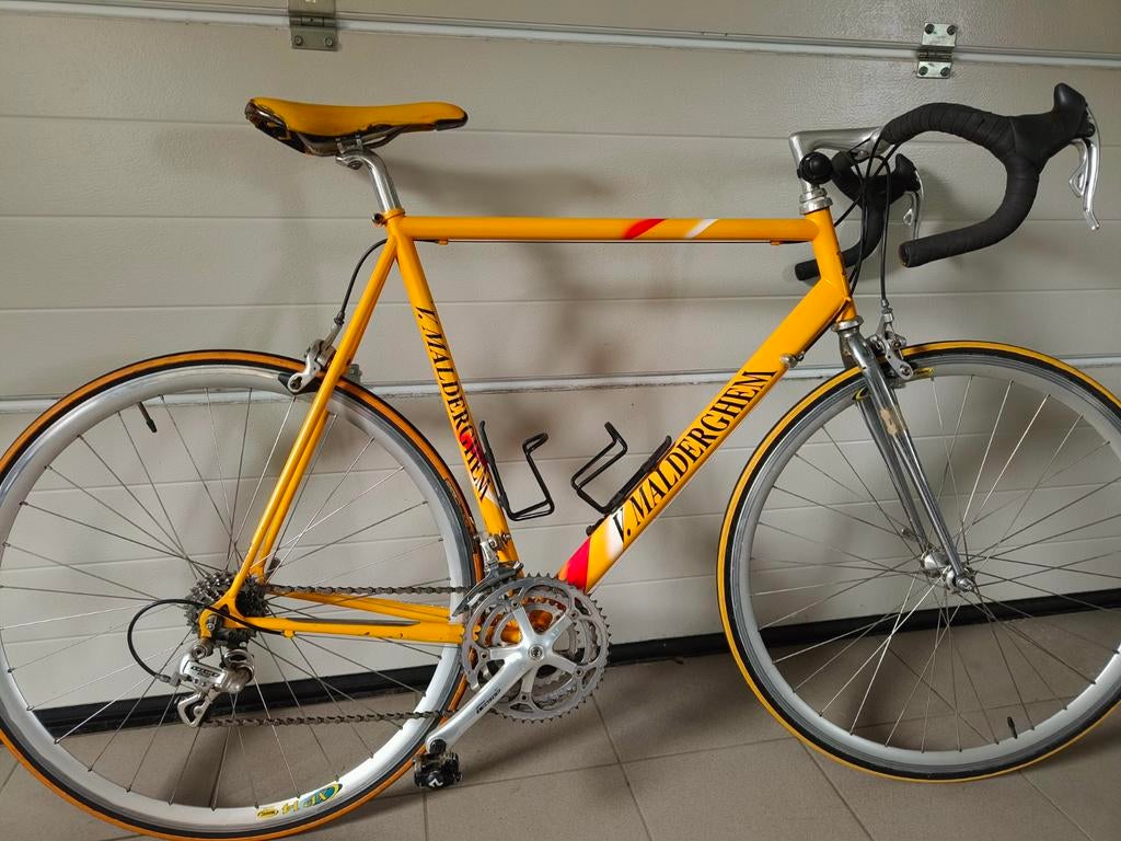 Koersfiets retro "Van Malderghem", Ophalen