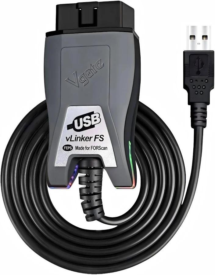 Kit de diagnostic OBD2 USB FORSCAN 2026 + Vgate vLinker FS, Enlèvement ou Envoi, Neuf