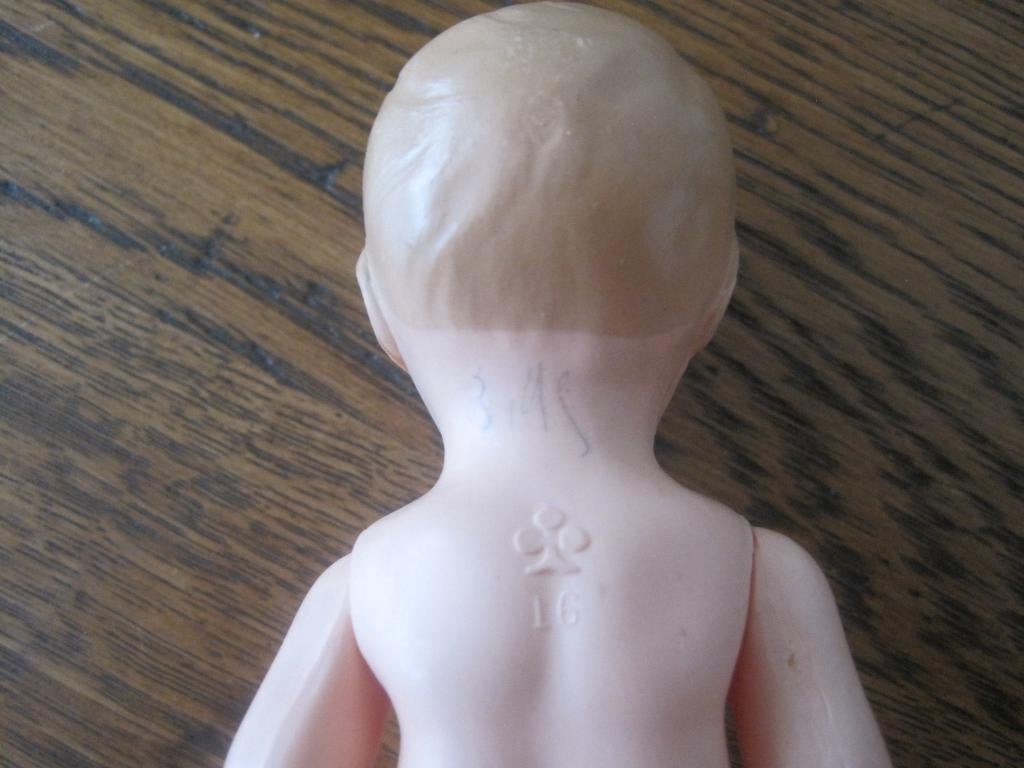 antiek popje met beweegbare ledematen, Ophalen of Verzenden