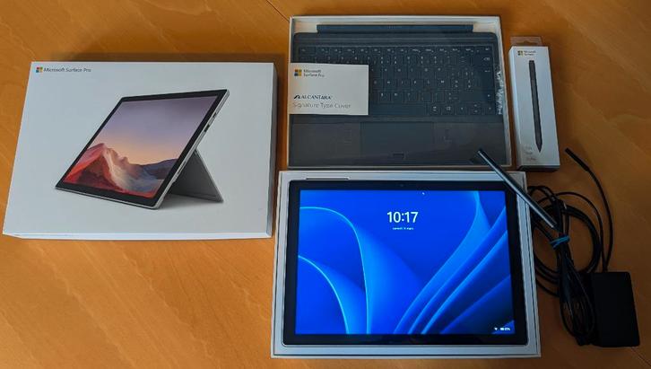 Microsoft Surface Pro 7, Computers en Software, Windows Laptops, Zo goed als nieuw, 12 inch, SSD, Ophalen of Verzenden