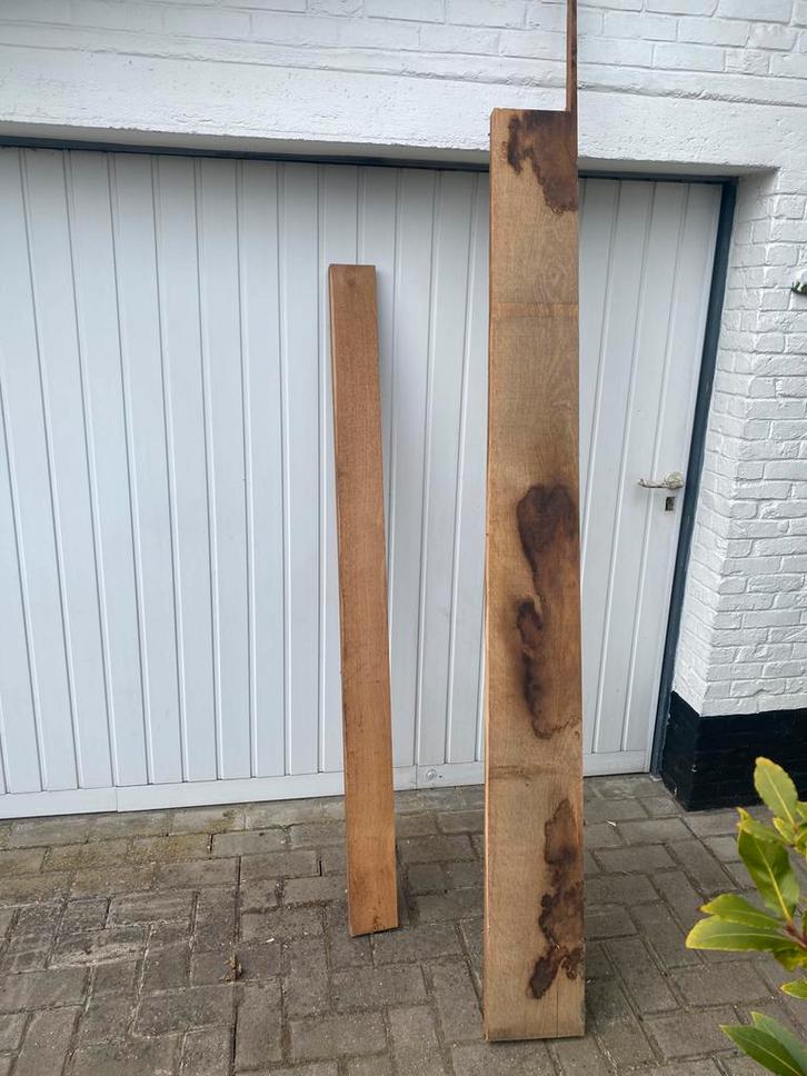 Poutres en chêne français, Bricolage & Construction, Bois & Planches, Comme neuf, Poutre, Enlèvement
