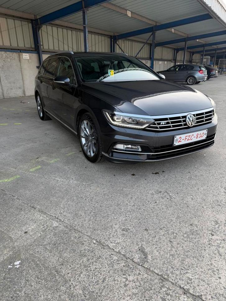 Vw Passat B8 2018. Rline, Auto's, Volkswagen, Particulier, Passat, Airconditioning, Zwart, Zwart, Leder, Ophalen