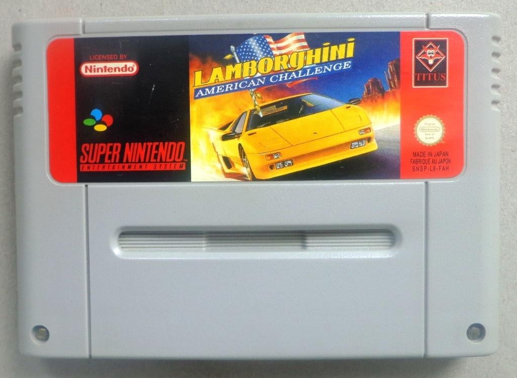 Lamborghini American Challenge voor de Super Nintendo, Consoles de jeu & Jeux vidéo, Jeux | Nintendo Super NES, Enlèvement ou Envoi