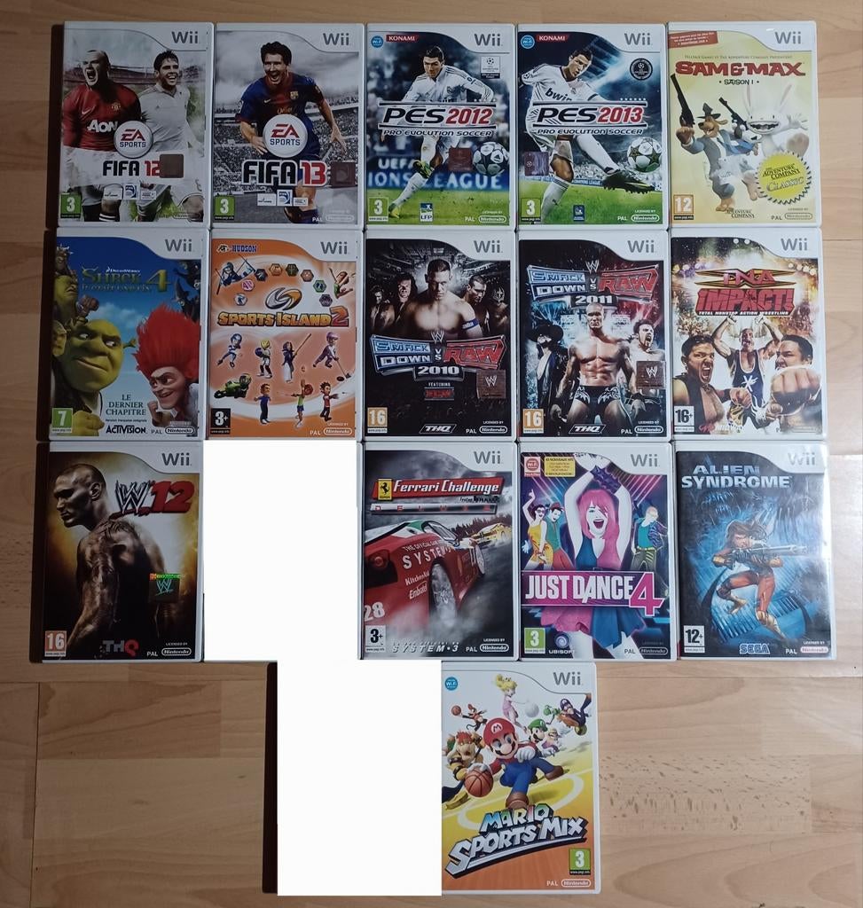 Jeux Nintendo Wii _ Prix en description, Ophalen of Verzenden, Gebruikt