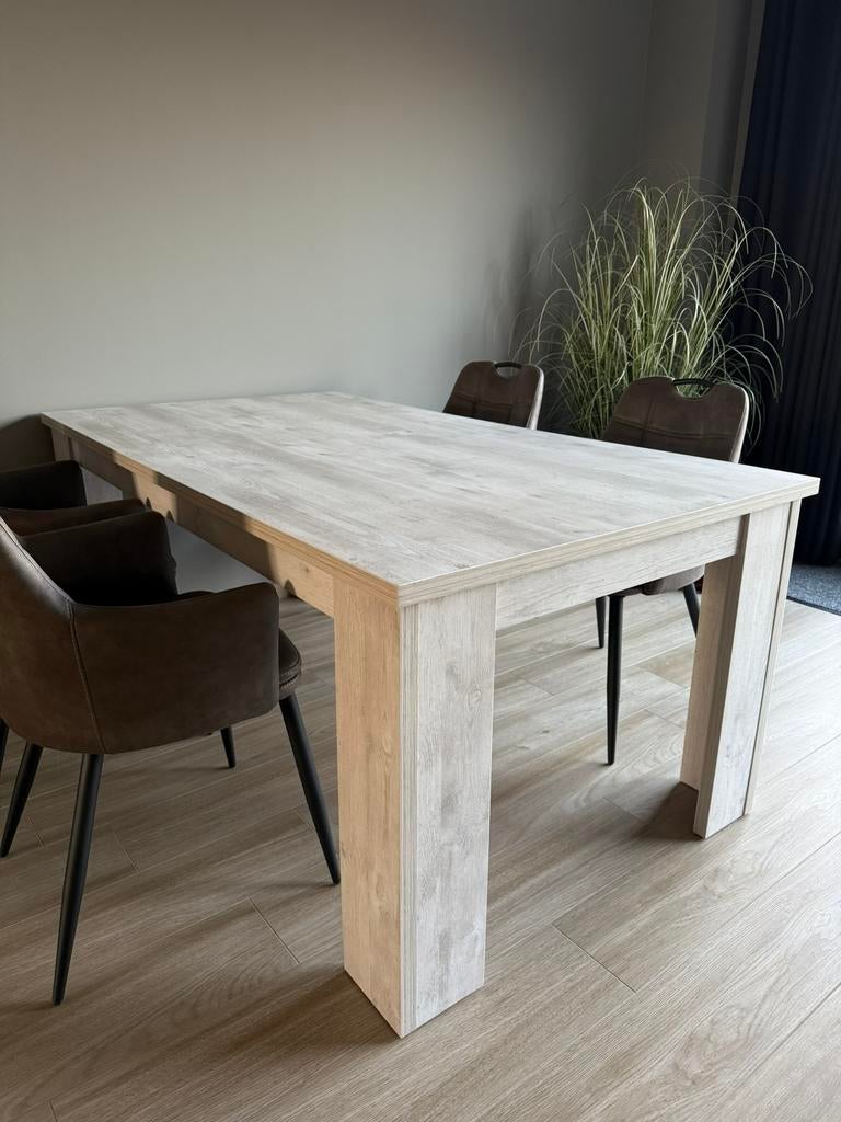 Eettafel Nordic Oak Weba, Maison & Meubles, Enlèvement, Comme neuf