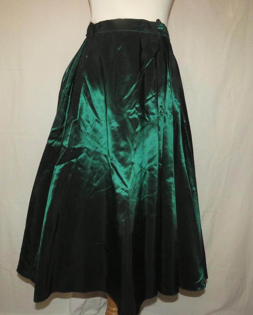 Jupe en satin Vera Mont Retro Taille 46, Enlèvement ou Envoi, Taille 46/48 (XL) ou plus grande