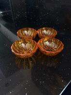 Bols Guzzini Dolce Vita – lot de 4 – couleur ambre, Maison & Meubles, Enlèvement, Comme neuf, Autres matériaux, Récipient(s)