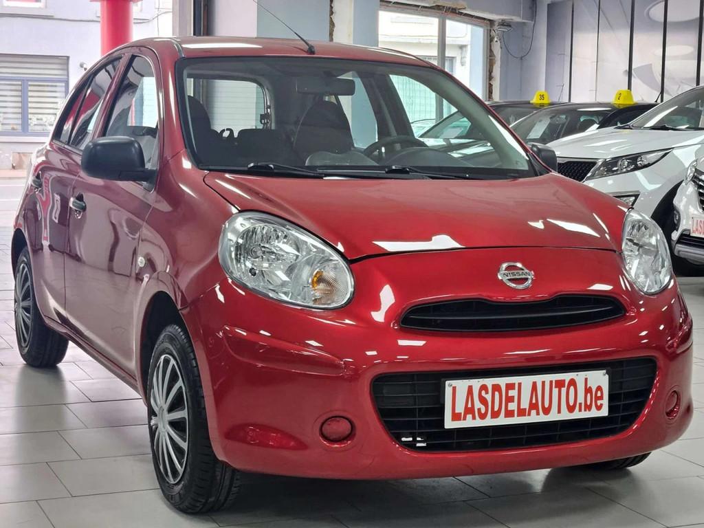 Nissan Micra 1.2i Pure Drive Bluetooth Cd Radio Clim, Autos, Nissan, Rouge, Achat, Boîte manuelle, Micra