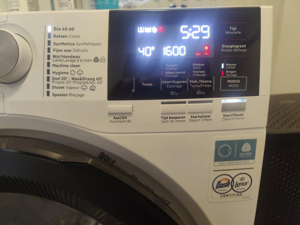 Ensemble laveuse-sécheuse Aeg A+ avec garantie de 5 ans, Electroménager, Lave-linges séchants, Enlèvement ou Envoi