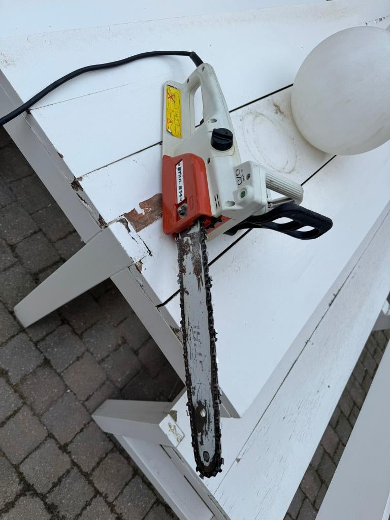 stihl boomzaag  60 cm  elektrische, Stihl, Kettingzaag, Ophalen of Verzenden, Zo goed als nieuw