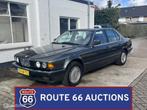 BMW 735i | 1988 | Route 66 Auctions, Auto's, Zwart, Bedrijf, Handgeschakeld, Overige carrosserie