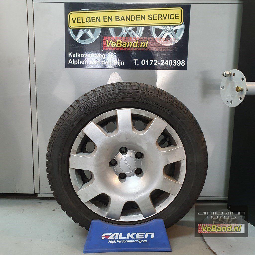 Winterbanden en stalen velgen Saab 9-3, Ophalen, Gebruikt, -, Banden en Velgen