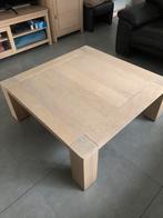 Sallontafel echte eik naturelle, Ophalen, Zo goed als nieuw