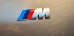 OEM BMW logo 2 stuks ( geborsteld chroom ) M-power, Ophalen of Verzenden