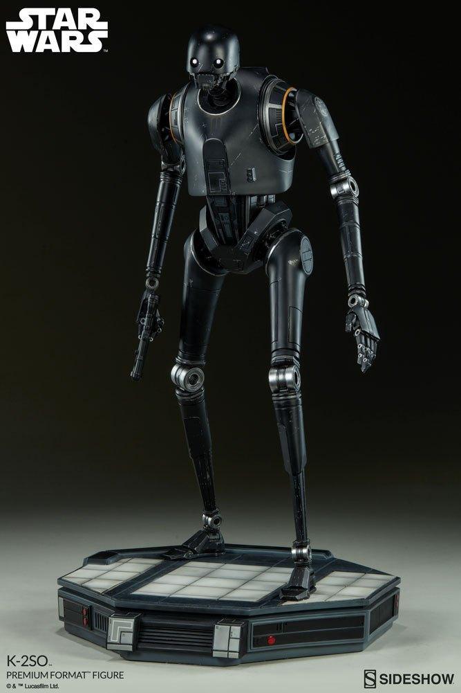 Sideshow K-2SO PF - Star Wars, Collections, Star Wars, Comme neuf, Statue ou Buste, Enlèvement ou Envoi